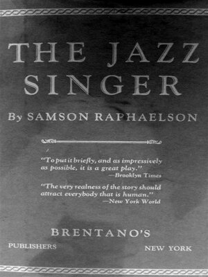 cover image of The Jazz Singer
